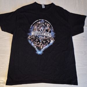 WWE 2022 WrestleMania 38 History Commemorative Mens Womens Gildan Heavy Cotton